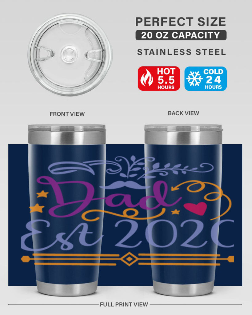 dad est 97#- fathers day- Tumbler