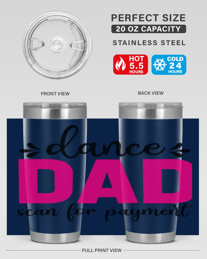 dance dad scan for payment 22#- ballet- Tumbler