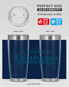 diabetes awareness Style 3#- diabetes- Tumbler