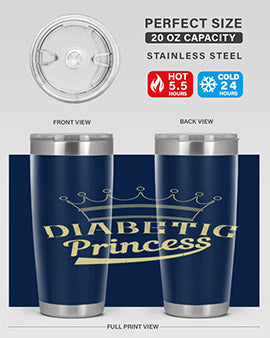 diabetic princess Style 42#- diabetes- Tumbler