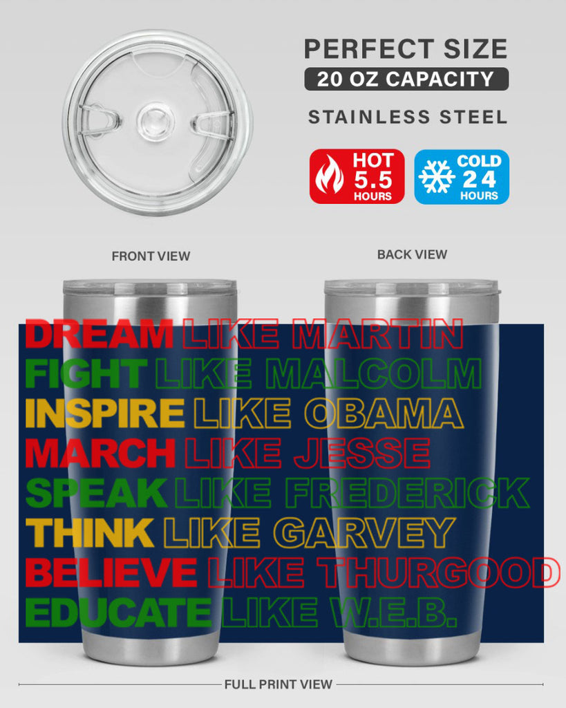dream like martin 165#- black words phrases- Cotton Tank