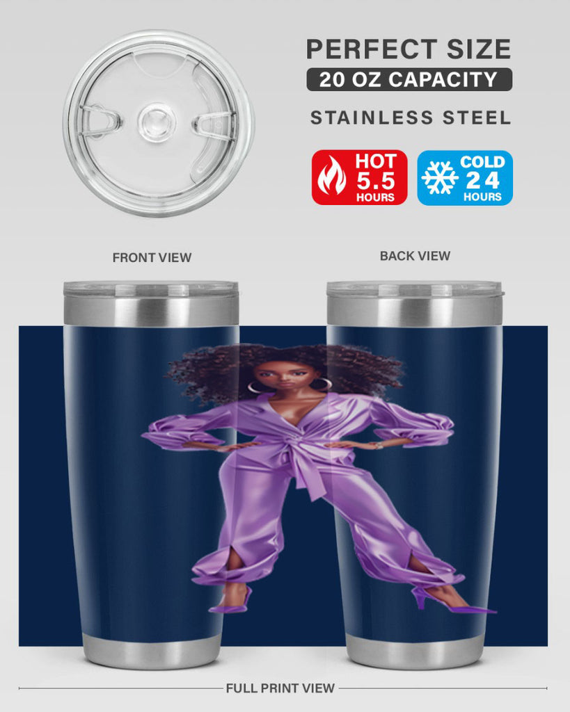 fashion girl in lavender 48#- fashion- Cotton Tank