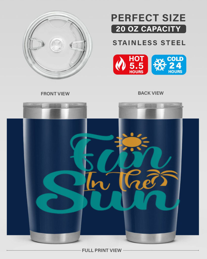 fun in the sun Style 104#- summer- Tumbler