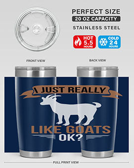 i just really like goats ok Style 3#- goat- Tumbler