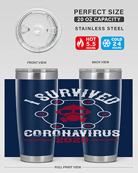 i survived coronavirus Style 32#- corona virus- Tumbler