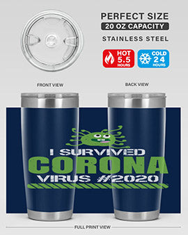 i survived coronavirus Style 33#- corona virus- Tumbler