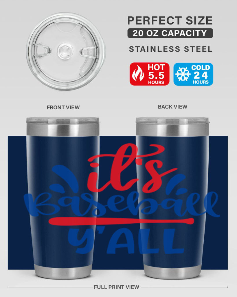 its baseball yall 2068#- baseball- Tumbler