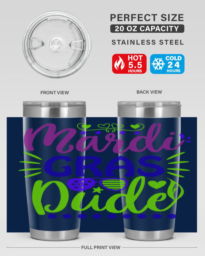 mardi gras dude 9#- mardi gras- Tumbler