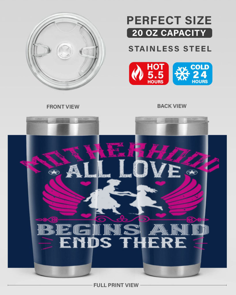 motherhood all love 57#- mothers day- Tumbler