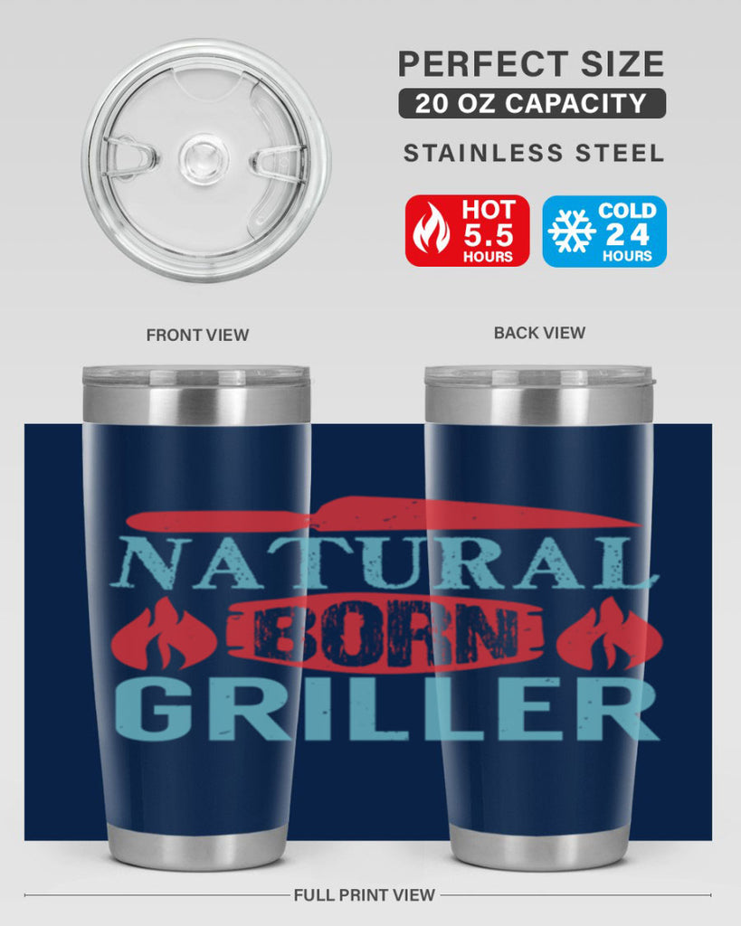 natural born griller 19#- bbq- Tumbler