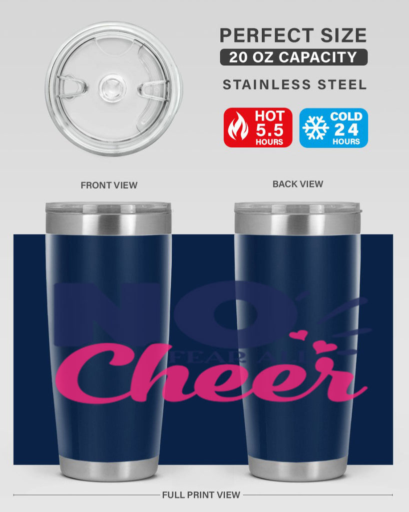 no fear all cheer 1728#- cheer- Tumbler