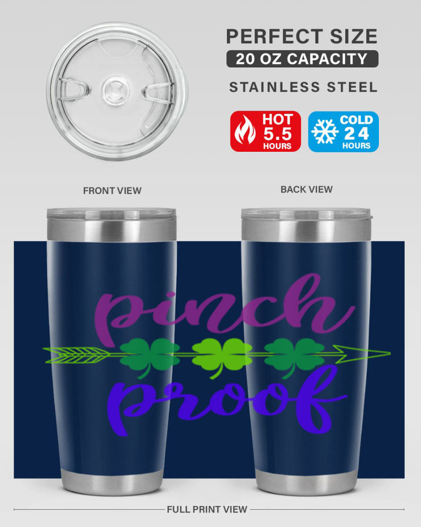 pinch proof 3#- mardi gras- Tumbler