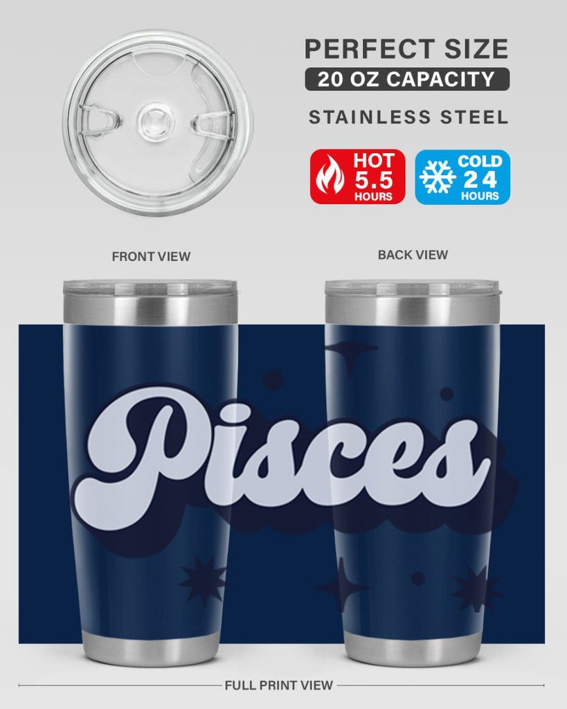 pisces 354#- zodiac- Tumbler