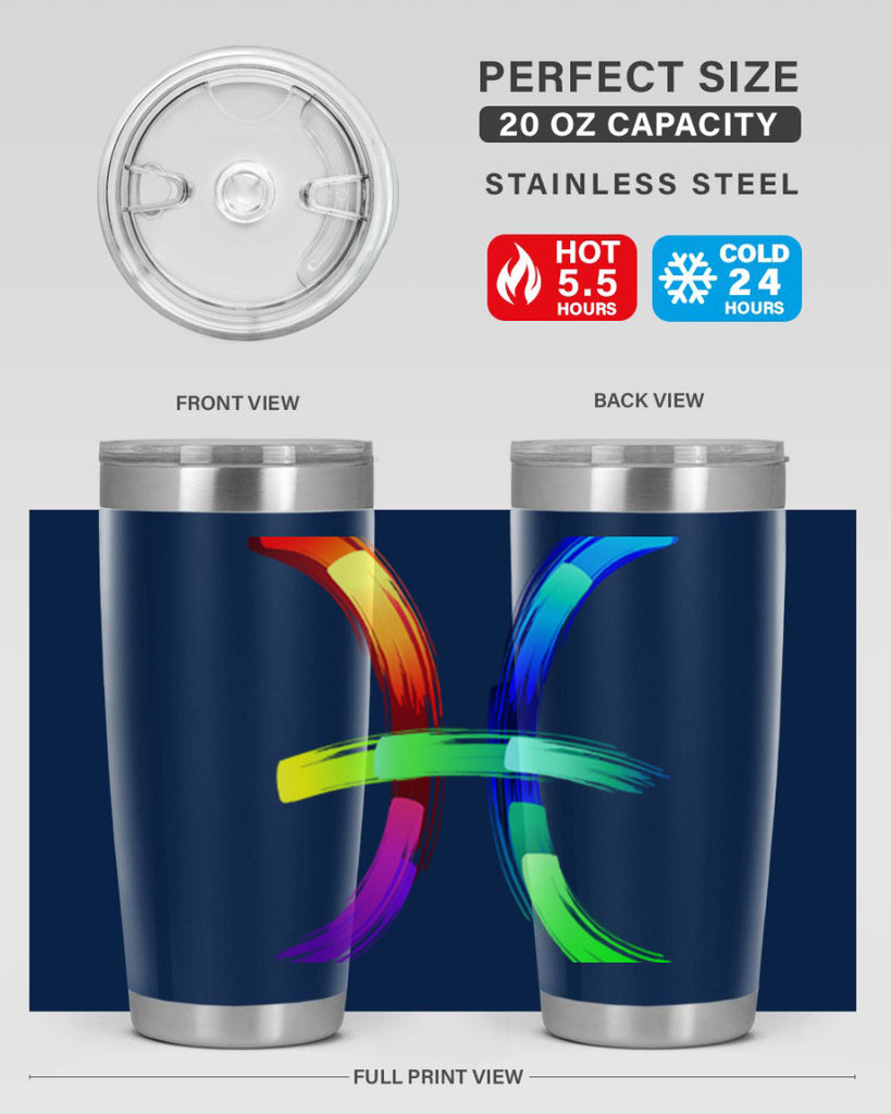pisces 370#- zodiac- Tumbler