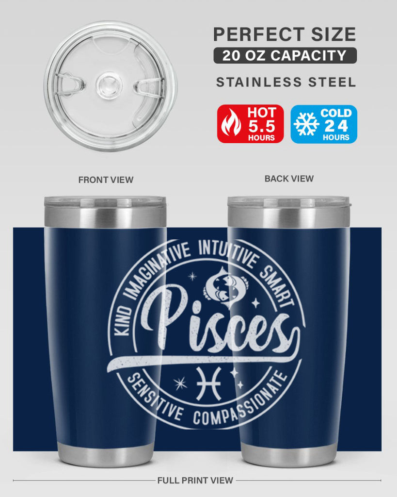 pisces 374#- zodiac- Tumbler