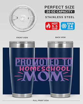 promoted to homeschool mom Style 49#- corona virus- Tumbler