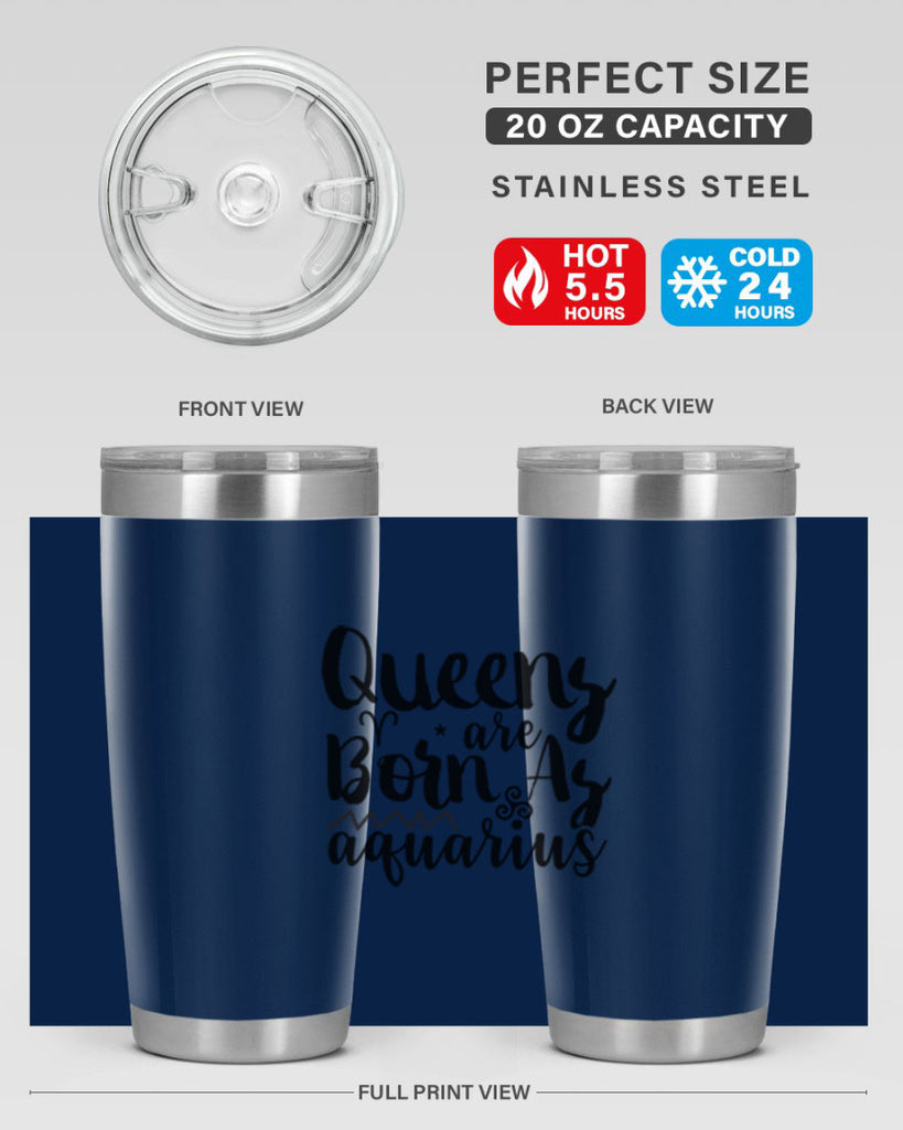 queens Are Born As Aquarius 383#- zodiac- Tumbler