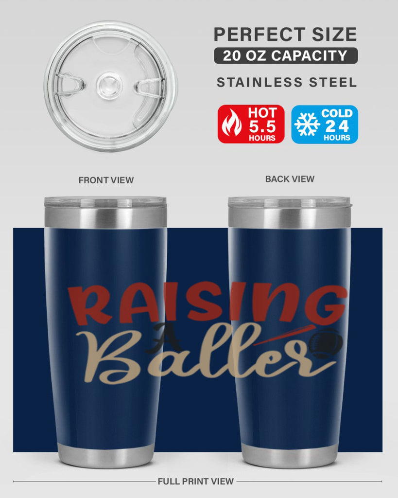 raising a baller 2278#- softball- Tumbler