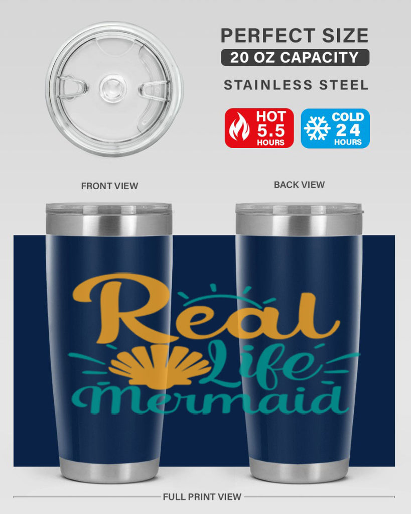 real life mermaid Style 79#- summer- Tumbler