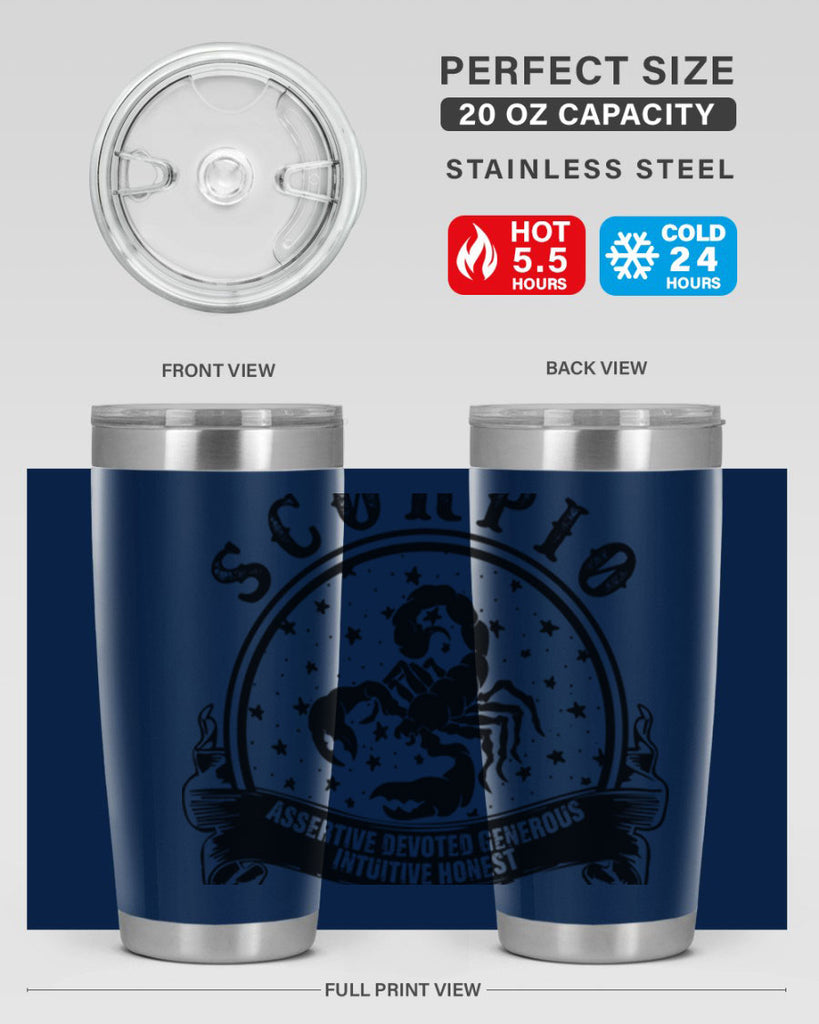 scorpio 29#- zodiac- Tumbler