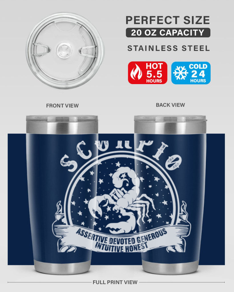 scorpio 30#- zodiac- Tumbler