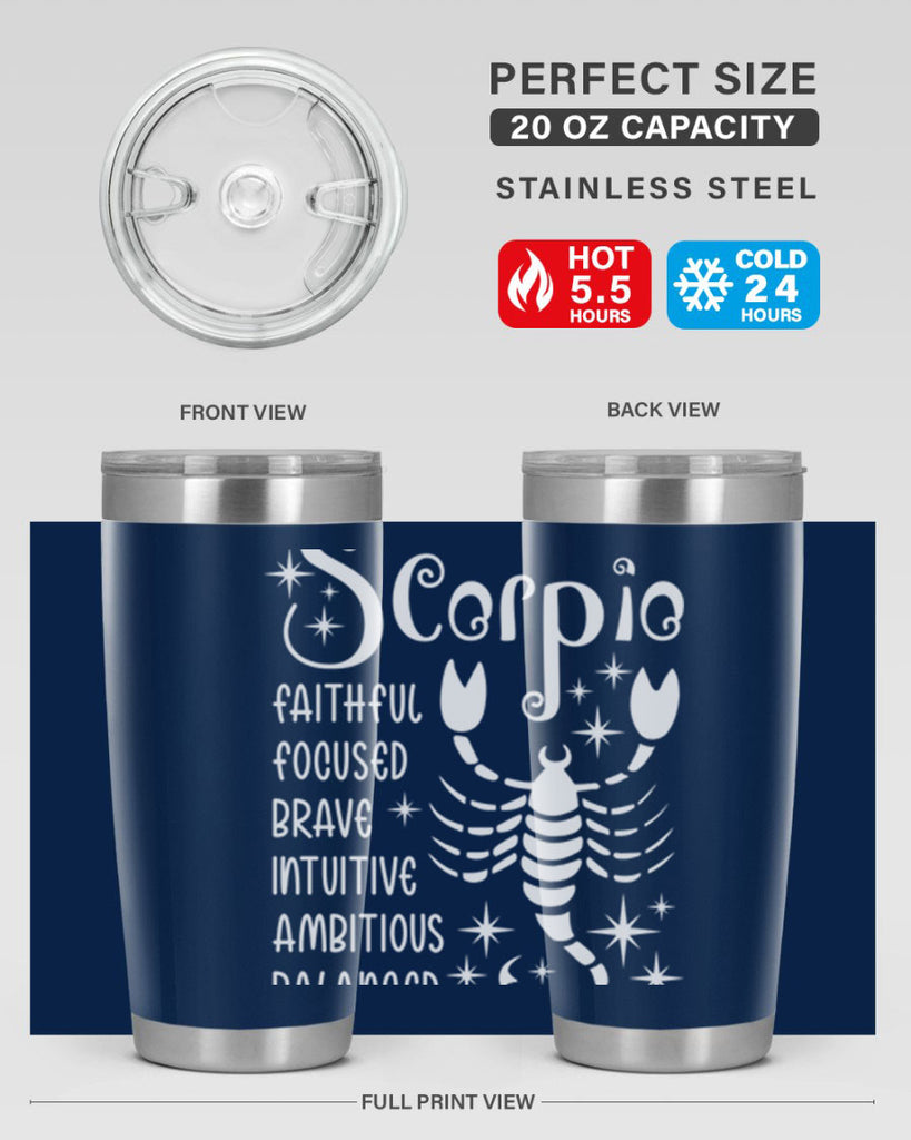 scorpio 435#- zodiac- Tumbler