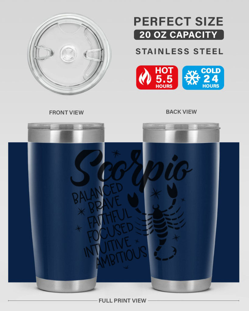 scorpio 436#- zodiac- Tumbler