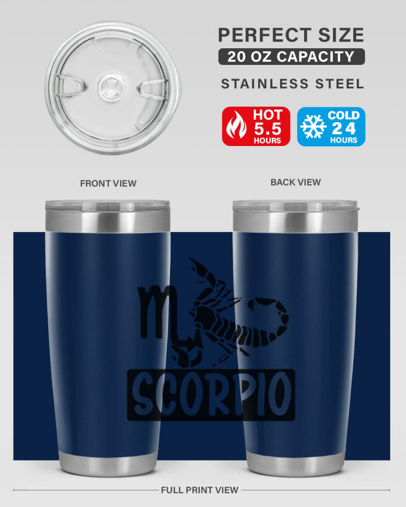 scorpio 440#- zodiac- Tumbler
