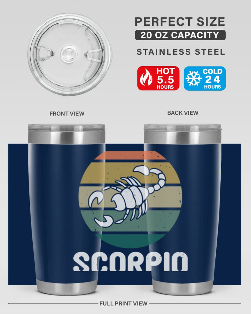 scorpio 451#- zodiac- Tumbler