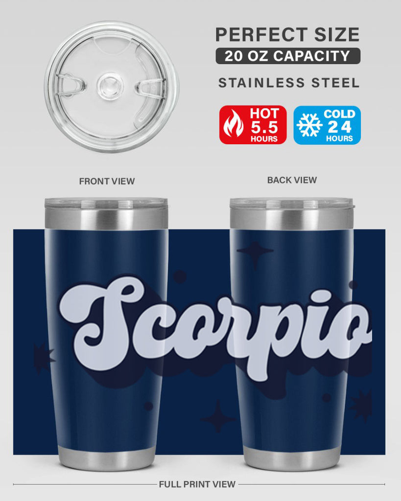 scorpio 454#- zodiac- Tumbler
