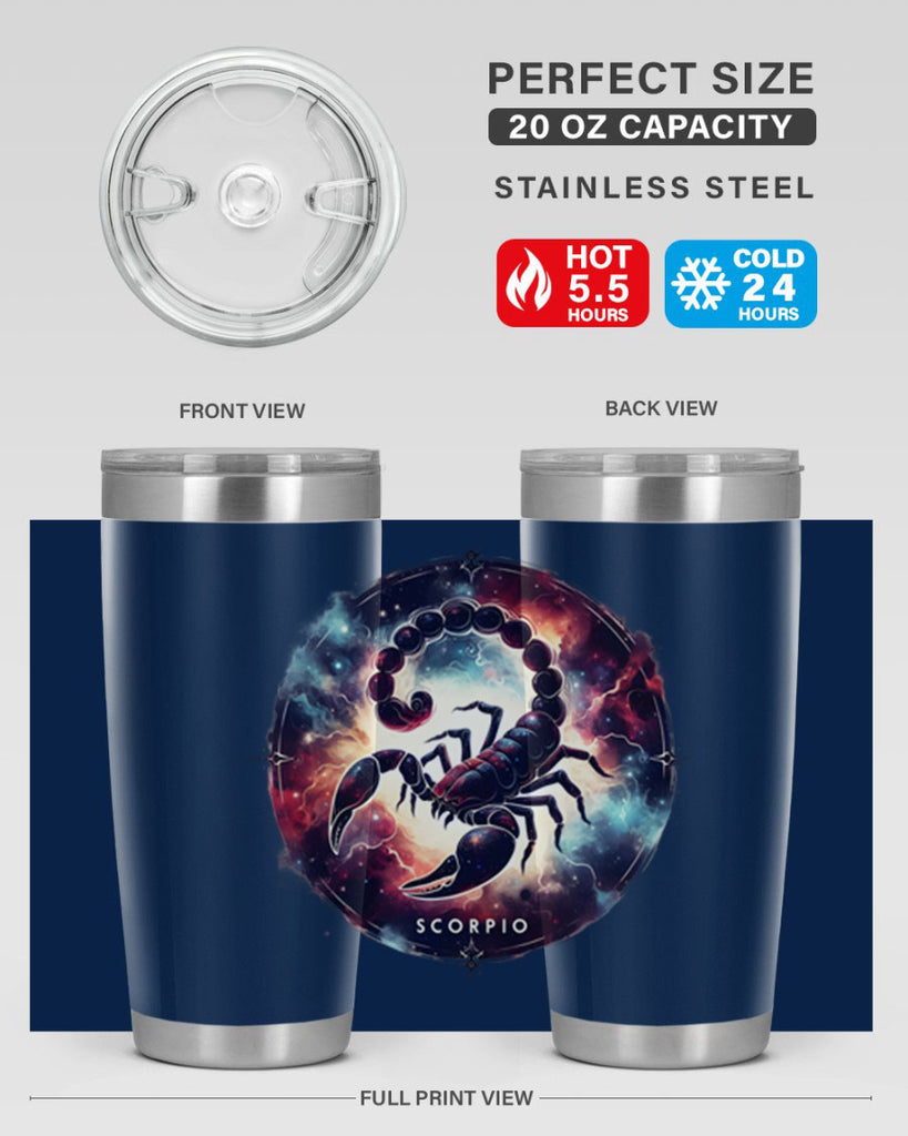 scorpio 460#- zodiac- Tumbler