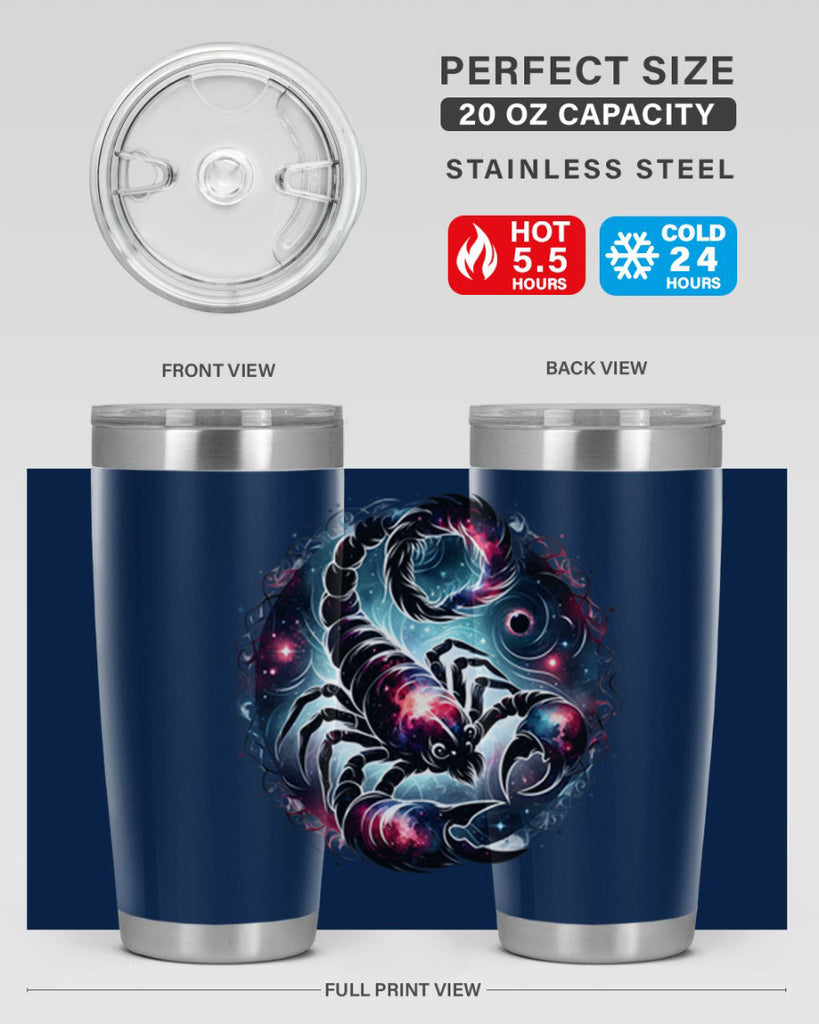 scorpio 463#- zodiac- Tumbler