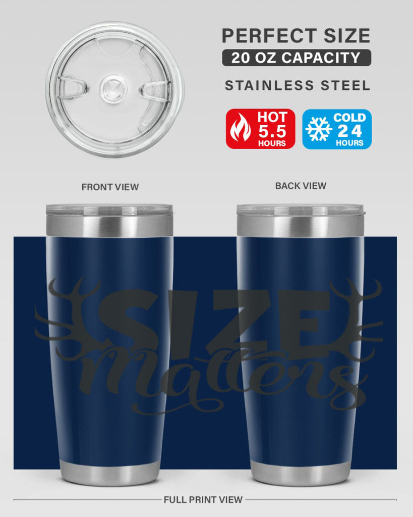 size matters 2#- hunting- Tumbler