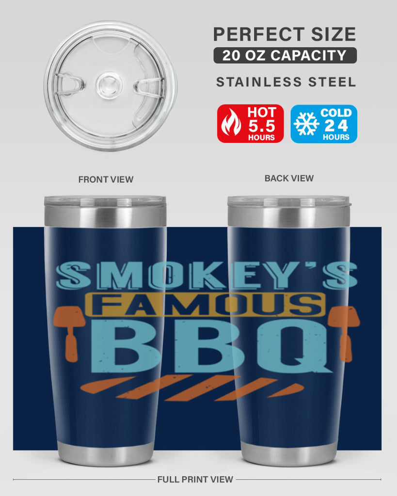 smokeys famous bbq 11#- bbq- Tumbler
