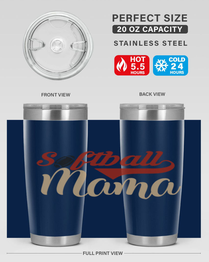 softball mama 2275#- softball- Tumbler