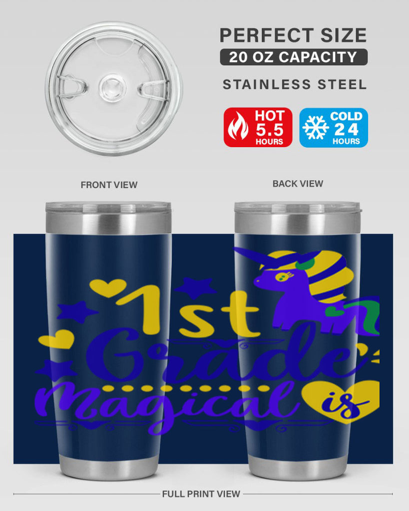 st grade magical 63#- mardi gras- Tumbler