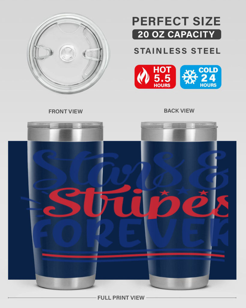 stars stripes forever Style 74#- Fourt Of July- Tumbler