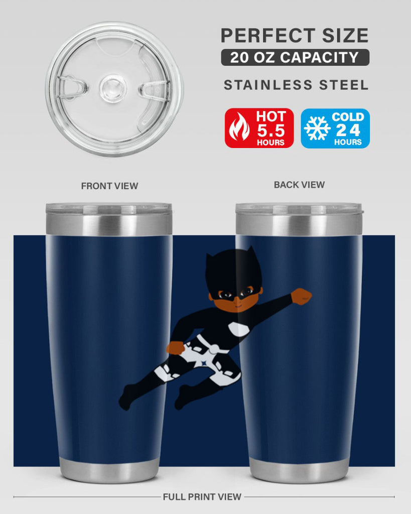 super kid 13#- black men - boys- tumbler