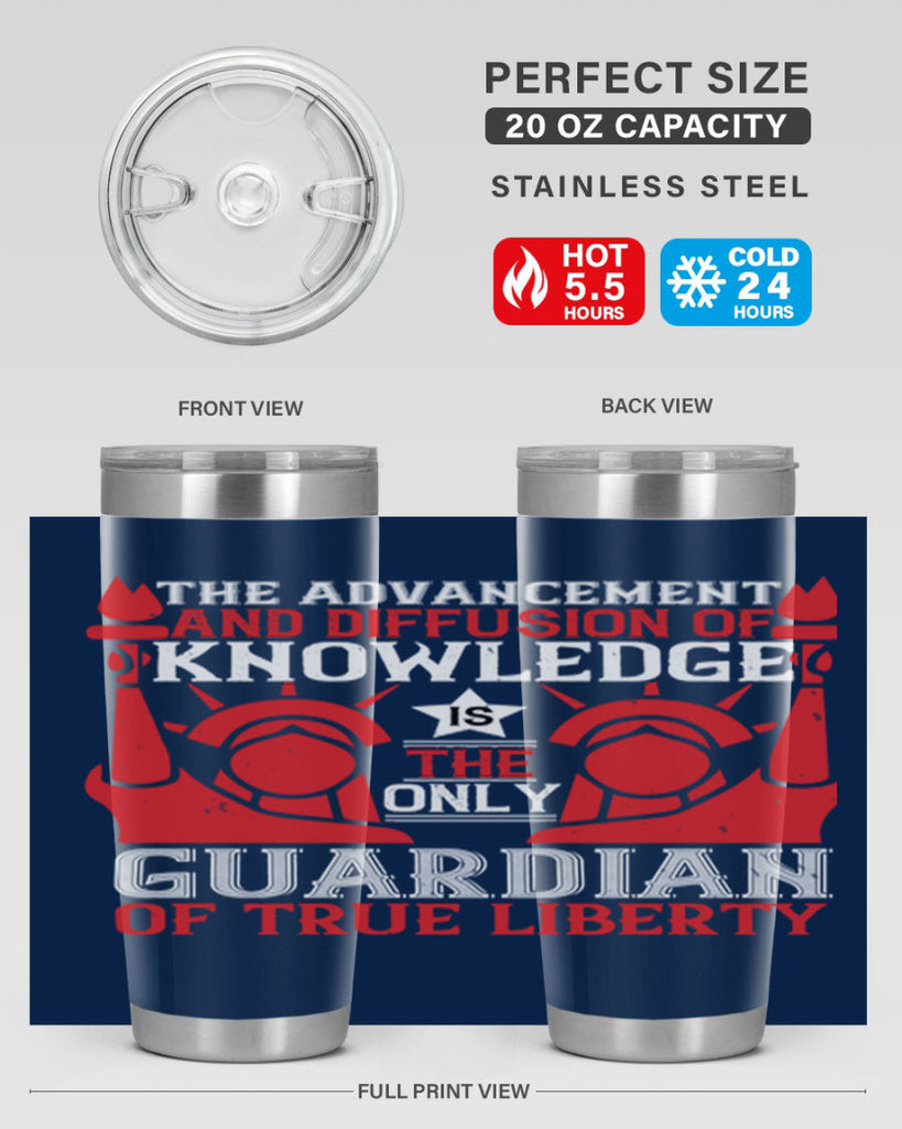 the advencement and diffusion of knowledge Style 190#- Fourt Of July- Tumbler