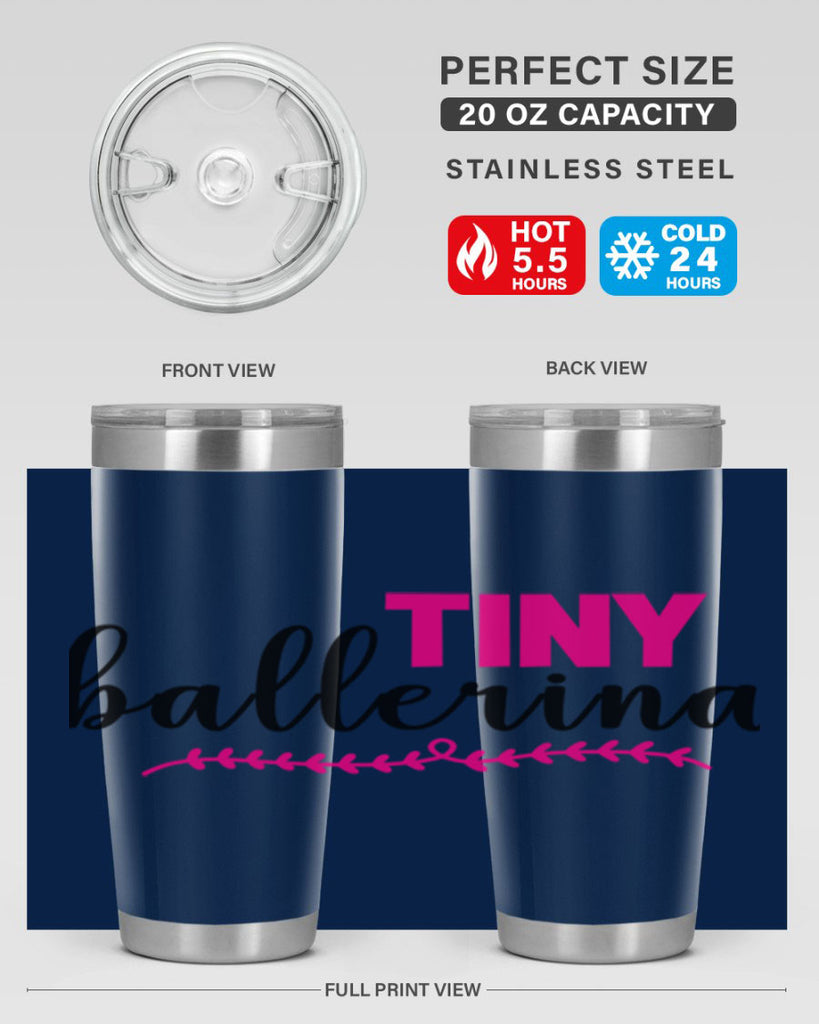 tiny ballerina 87#- ballet- Tumbler