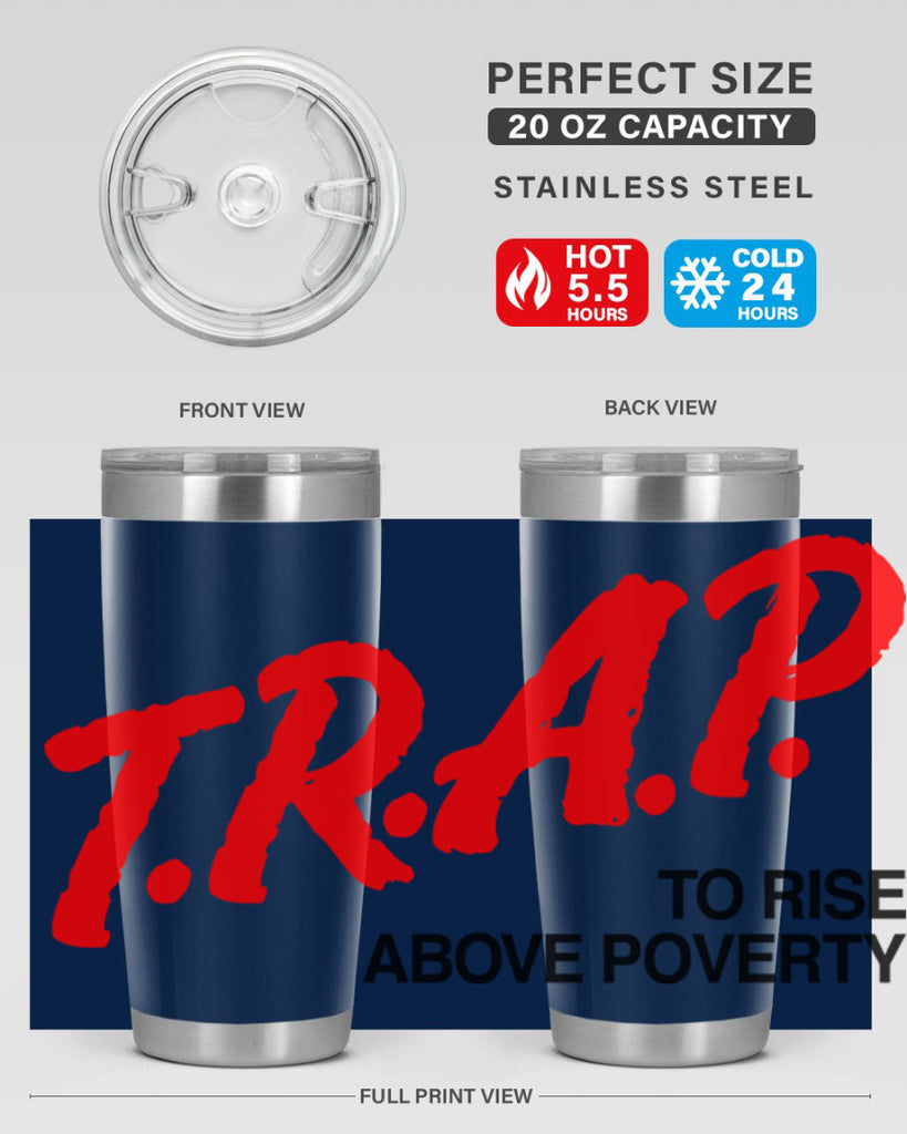 trap 17#- black words phrases- Cotton Tank