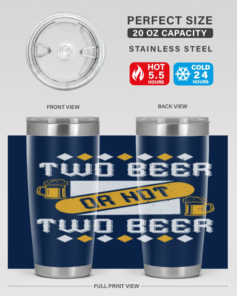 two beer or not two beer 3#- beer- Tumbler