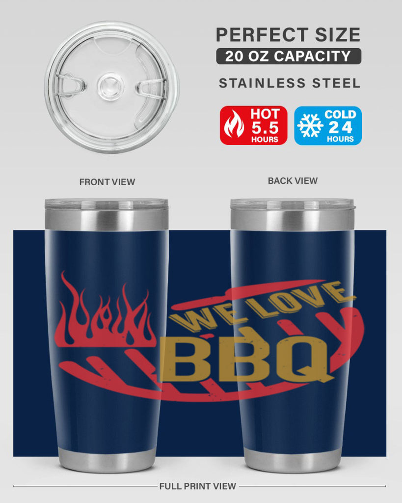 we love bbq 7#- bbq- Tumbler