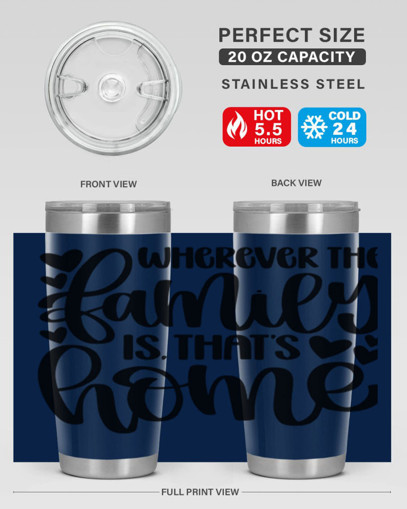wherever the family is thats home 1#- home- Tumbler