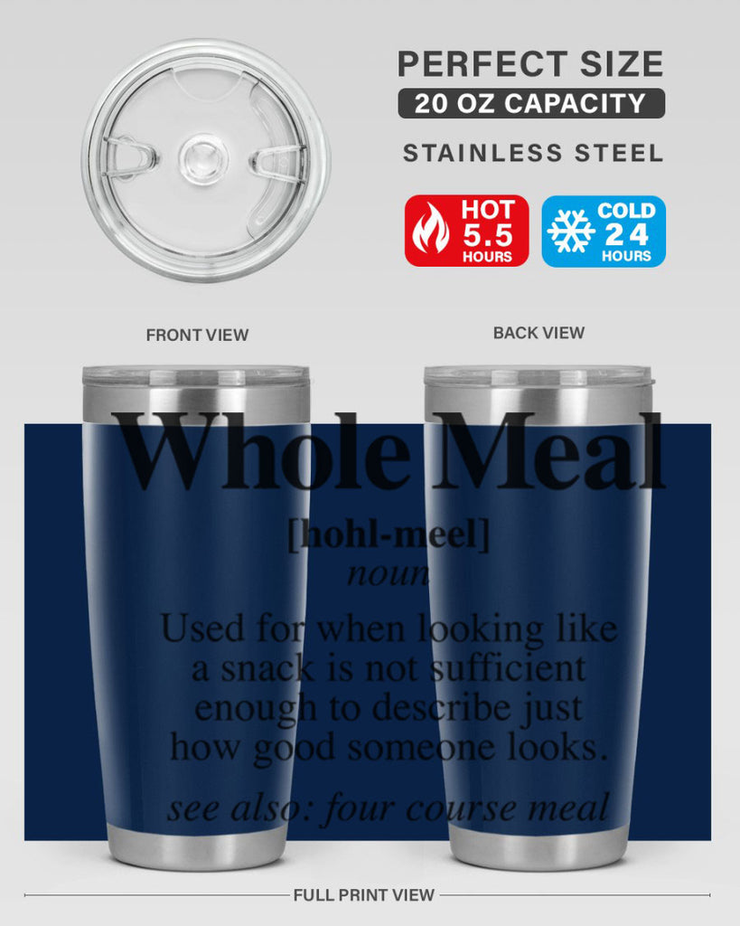 whole meal 10#- black words phrases- Cotton Tank