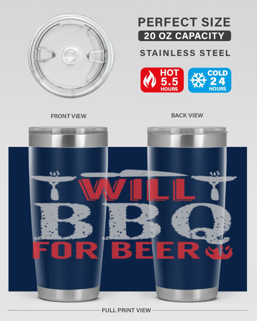 will bbq for beer 5#- bbq- Tumbler