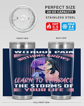 without pain nothing grows learn to embrace the storms of your life288#- anime- Tumbler