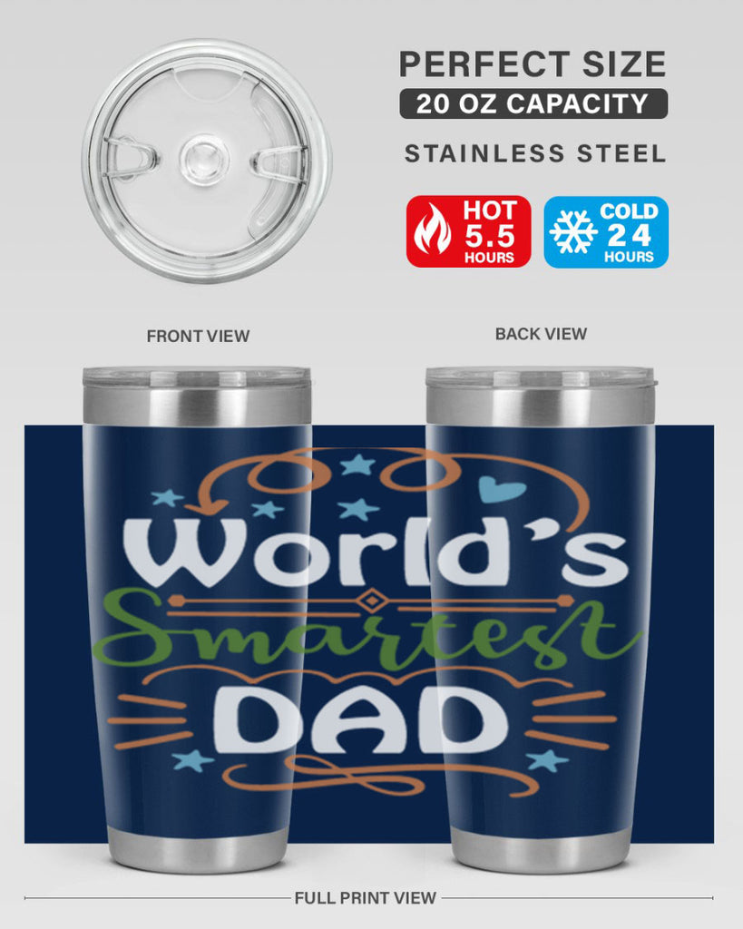 world’s smartest dad 2#- fathers day- Tumbler