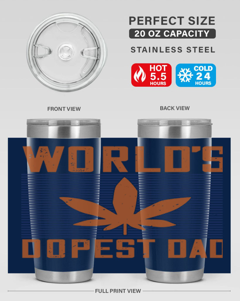 worlds dopest dad 148#- fathers day- Tumbler