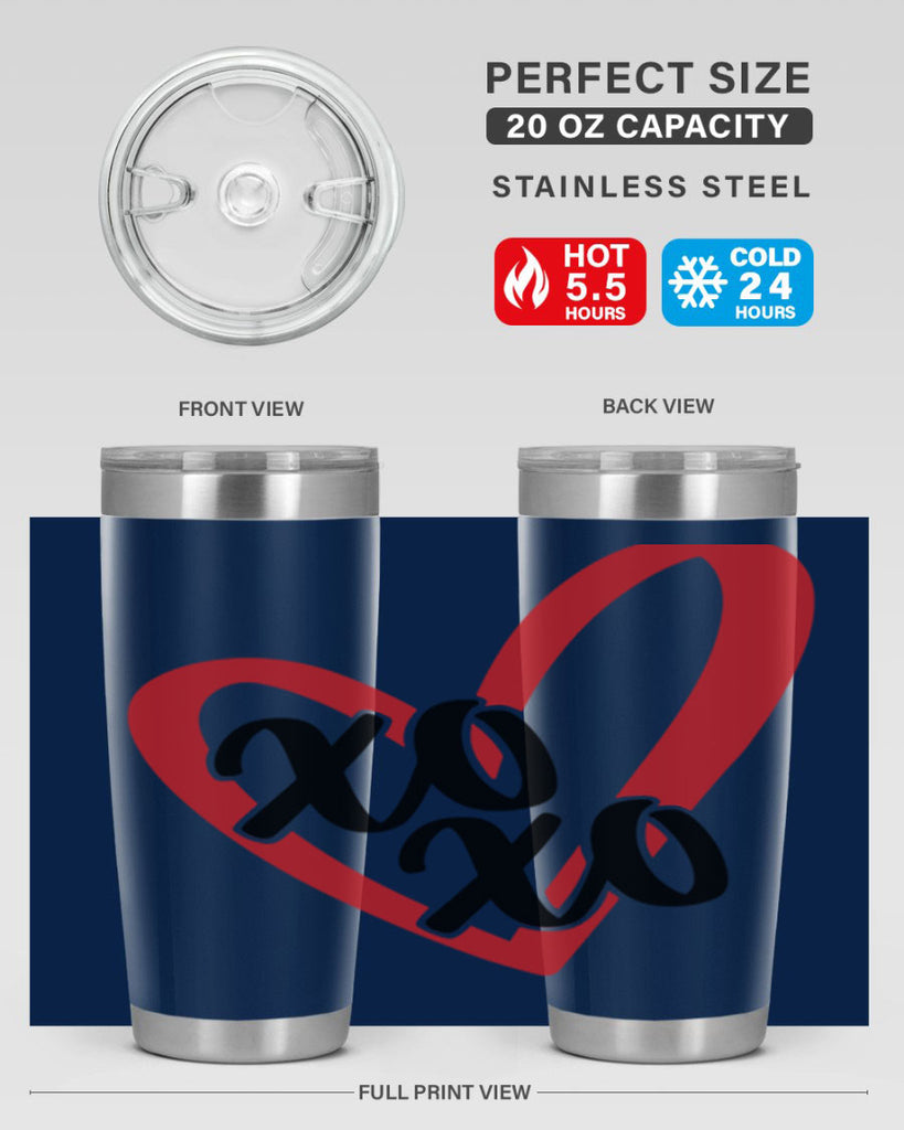 xoxo 11#- valentines day- Tumbler